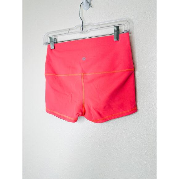 Lululemon Peach Bordeaux Reversible Sweat Wicking Boogie Short Shorts 2 - Picture 5 of 9